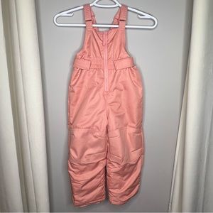 Cat and Jack 3T Light Pink Snow Pants Overalls